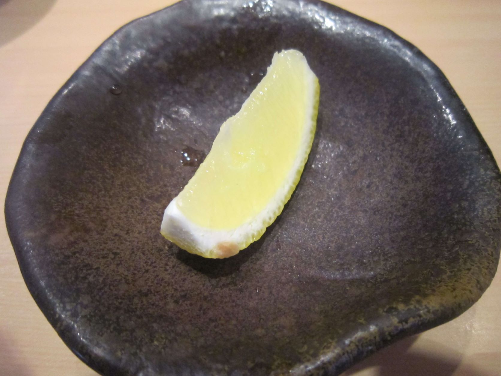 つけ麺道,味変用レモン
